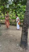 HH Swamiji being received at Tiruvannamalai